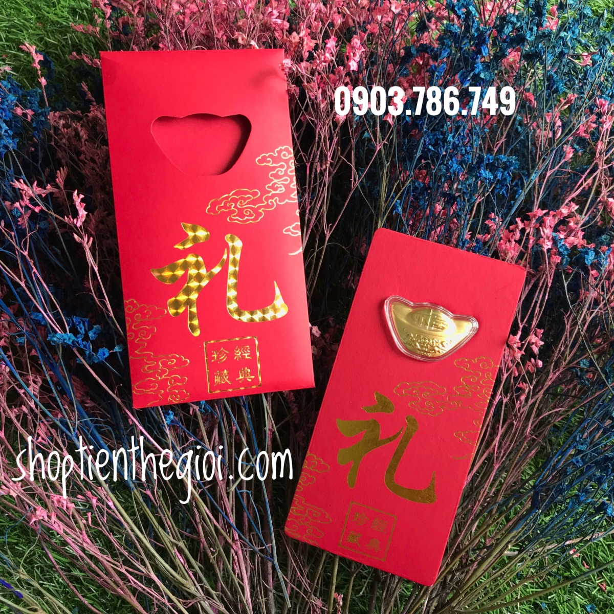 BAO LÌ XÌ THỎI VÀNG 24K